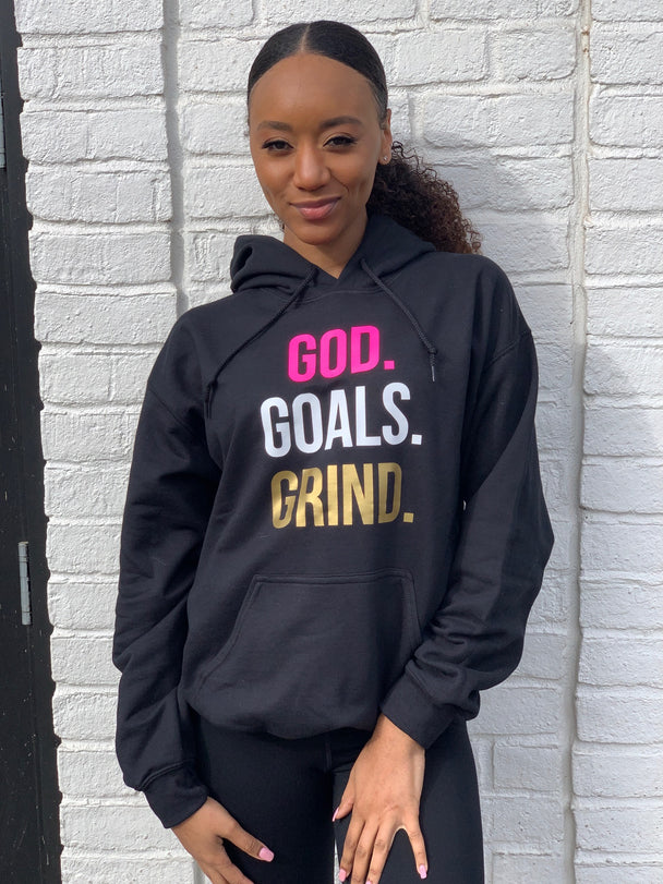 God Goals Grind Hoodie - Grind Pretty