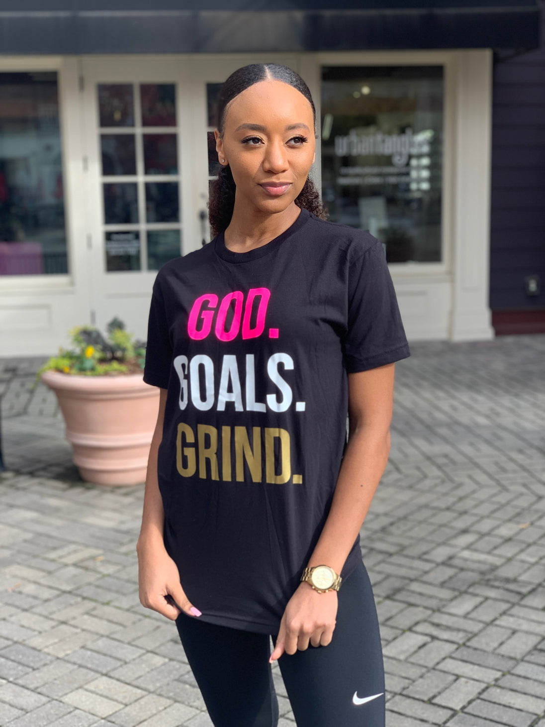 God Goals Grind Tee - Grind Pretty