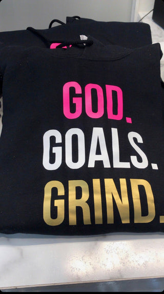 God Goals Grind Hoodie - Grind Pretty