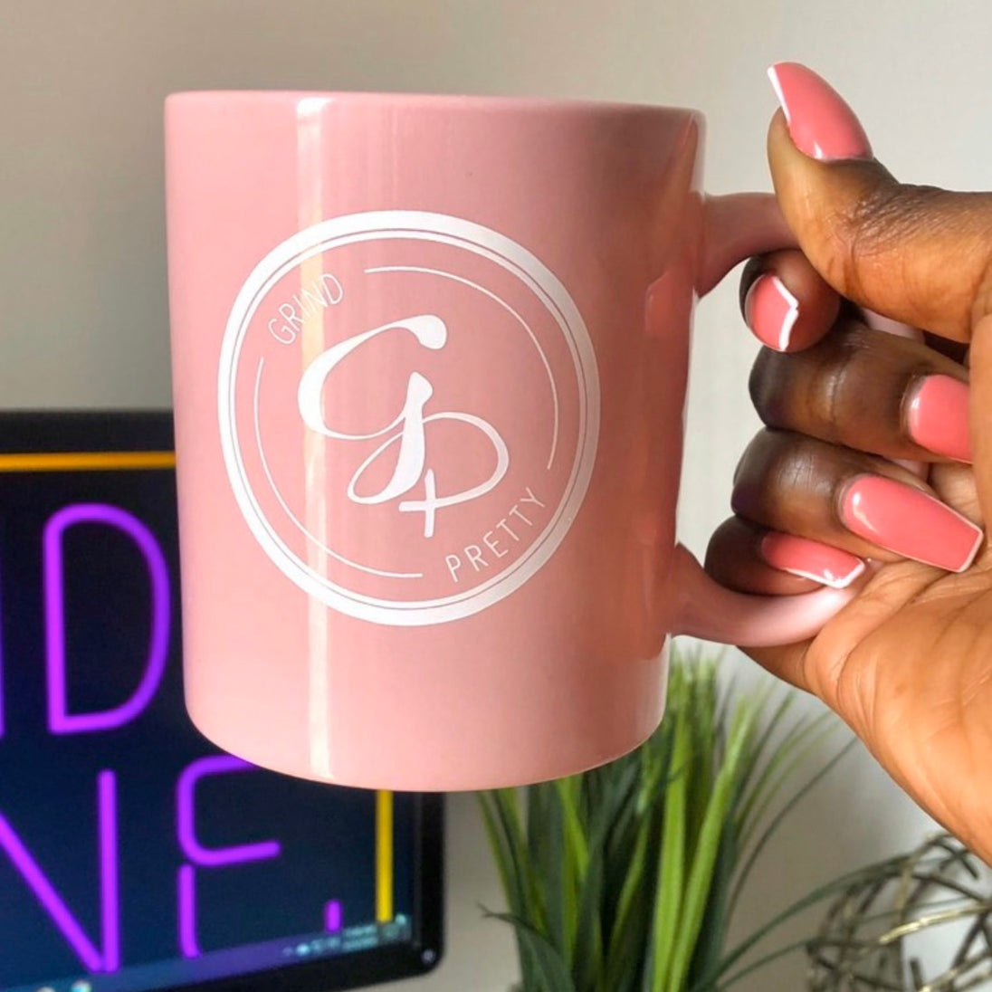 Pink Grind Pretty Mug - Grind Pretty